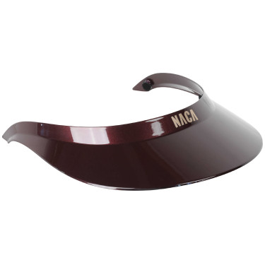 Extra grote Naca Glanzend zonneklep Zwart