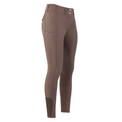 Rijbroek Imperial Riding Bliss FullGrip dames Stro Bruin