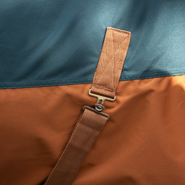 Buiten deken Imperial Riding Customized 400g met hals Donkergroen / vos