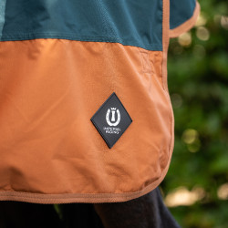 Buiten deken Imperial Riding Customized 400g met hals Donkergroen / vos