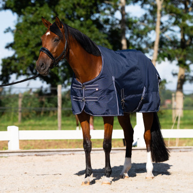 Imperial Riding Basic paddockdeken zonder halsdeken 200 g Marine Marineblauw