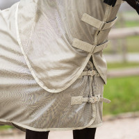 Vliegendeken met afneembare hals Imperial Riding Reese Licht olijfkleurig Groen