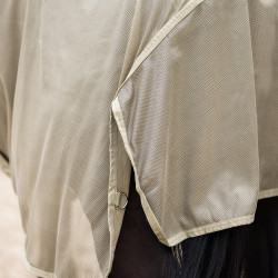 Vliegendeken met afneembare hals Imperial Riding Reese Licht olijfkleurig Groen