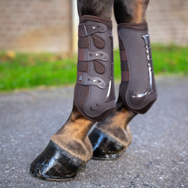 Dressuurschoenen Pro mesh Imperial Riding Chocolade Bruin