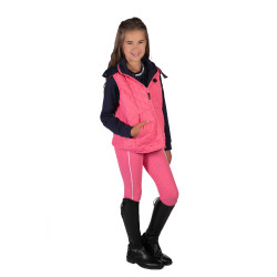 Omkeerbaar HKM Maui bodywarmer voor kinderen Fuchsia / marineblauw Roze