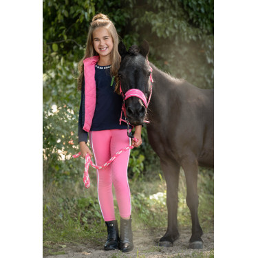 Omkeerbaar HKM Maui bodywarmer voor kinderen Fuchsia / marineblauw Roze
