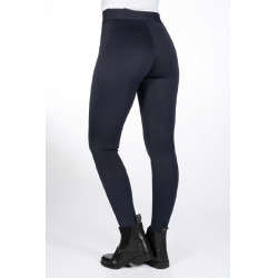 HKM Isabella legging met fullseat van siliconen Diepblauw