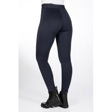 HKM Isabella legging met fullseat van siliconen Diepblauw