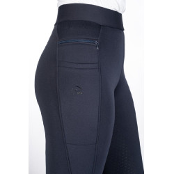 HKM Isabella legging met fullseat van siliconen Diepblauw