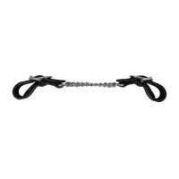 Dubbele hackamore-ketting New English Dy'on Zwart