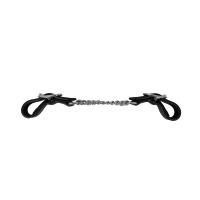 Dubbele hackamore-ketting New English Dy'on Zwart