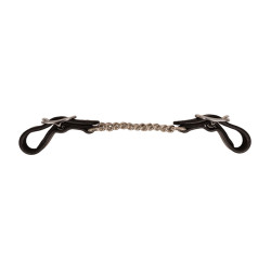 Dubbele hackamore-ketting New English Dy'on Bruin