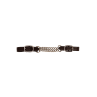 Dubbele hackamore-ketting New English Dy'on Zwart