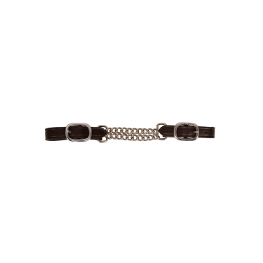 Dubbele hackamore-ketting New English Dy'on Bruin