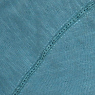 Dames T-shirt Amaluza Flags & Cup Bleekgroen