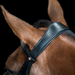 Engelse hoofdstel Imperial Riding gecombineerde Sleek Zwart