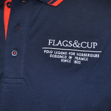Herenpolo Capto Flags & Cup Herenpolo Capto Flags & Cup