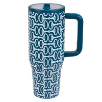 HV Polo Claudie geïsoleerde drinkflessen per 4 Marine / blauw