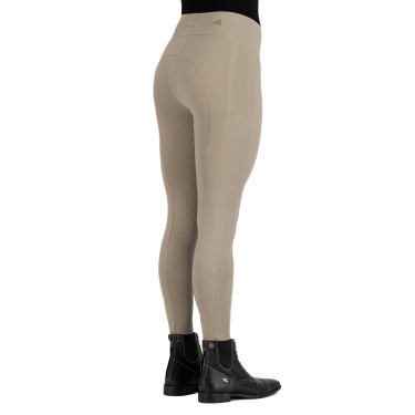 Dames paardrijdlegging Euro-Star Empower kniest grip Beige