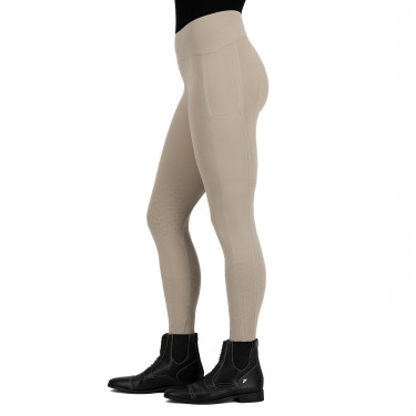 Dames paardrijdlegging Euro-Star Empower kniest grip Beige