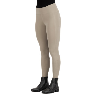 Dames paardrijdlegging Euro-Star Empower kniest grip Beige