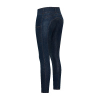 Euro-Star Classic Slim denim rijbroek dames Donker denimblauw Euro-Star Classic Slim denim rijbroek dames Donker denimblauw