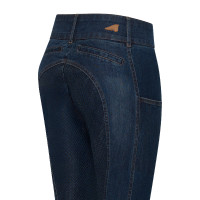 Euro-Star Classic Slim denim rijbroek dames Donker denimblauw Euro-Star Classic Slim denim rijbroek dames Donker denimblauw