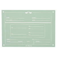 Stalplaat English HV Polo Aqua sky