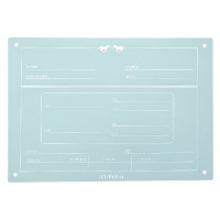 Stalplaat English HV Polo Poederblauw