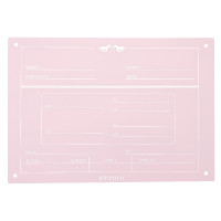Stalplaat English HV Polo Mooie roos Roze