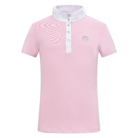 Wedstrijdpolo met korte mouwen Imperial Riding Basic Kids Suikerspin Roze Wedstrijdpolo met korte mouwen Imperial Riding Basic Kids Suikerspin Roze