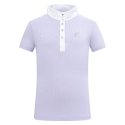 Wedstrijdpolo met korte mouwen Imperial Riding Basic Kids Glycine Violet Wedstrijdpolo met korte mouwen Imperial Riding Basic Kids Glycine Violet