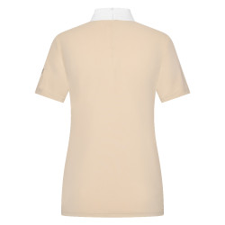 Dames wedstrijdshirt met korte mouwen Imperial Riding Shines polo Grijs / zand