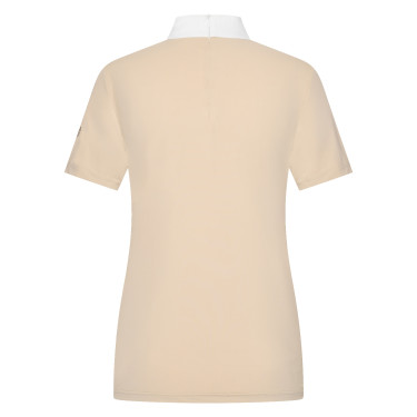 Dames wedstrijdshirt met korte mouwen Imperial Riding Shines polo Grijs / zand