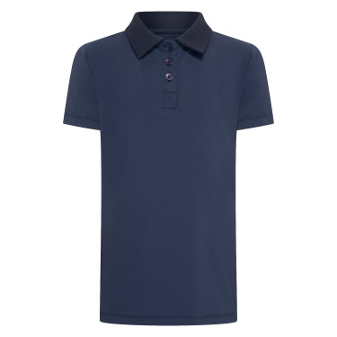 Imperial Riding Marly Kids polo met korte mouwen Marine Marineblauw