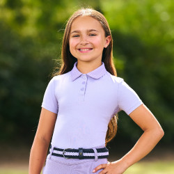 Imperial Riding Marly Kids polo met korte mouwen Glycine Violet Imperial Riding Marly Kids polo met korte mouwen Glycine Violet