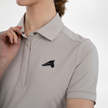 Polo met korte mouwen Euro-Star Mara dames Beige