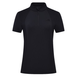 Dames poloshirt met korte mouwen Euro-Star Monica Zwart