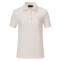 HV Polo Norma dames poloshirt met korte mouwen Wit