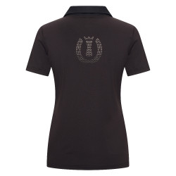 Dames poloshirt met korte mouwen Imperial Riding Marly Zwart