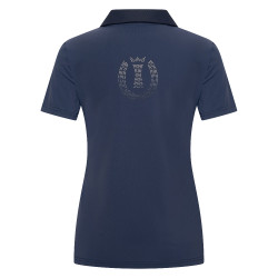 Dames poloshirt met korte mouwen Imperial Riding Marly Marine Marineblauw Dames poloshirt met korte mouwen Imperial Riding Marly Marine Marineblauw