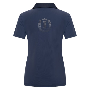 Dames poloshirt met korte mouwen Imperial Riding Marly Marine Marineblauw Dames poloshirt met korte mouwen Imperial Riding Marly Marine Marineblauw