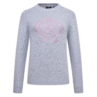 HV Polo Jordyn dames trui Gemêleerd grijs HV Polo Jordyn dames trui Gemêleerd grijs