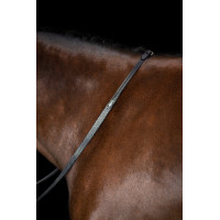 Imperial Riding teugels van rubber met nopjes Zwart Imperial Riding teugels van rubber met nopjes Zwart