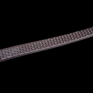 Imperial Riding teugels van rubber met nopjes Donkerbruin