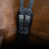 Dressuursingel Imperial Riding met traagschuim Zwart