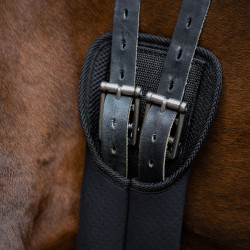 Dressuursingel Imperial Riding van neopreen Zwart