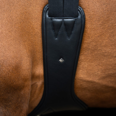 Imperial Riding anatomische springsingel met rolgespen Zwart