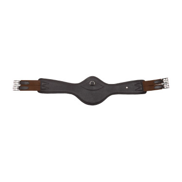 Imperial Riding anatomische springsingel met rolgespen Donkerbruin