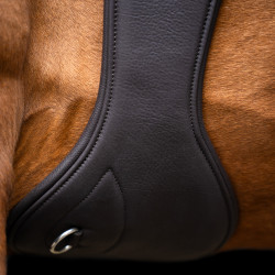 Imperial Riding anatomische springsingel met rolgespen Donkerbruin Imperial Riding anatomische springsingel met rolgespen Donkerbruin